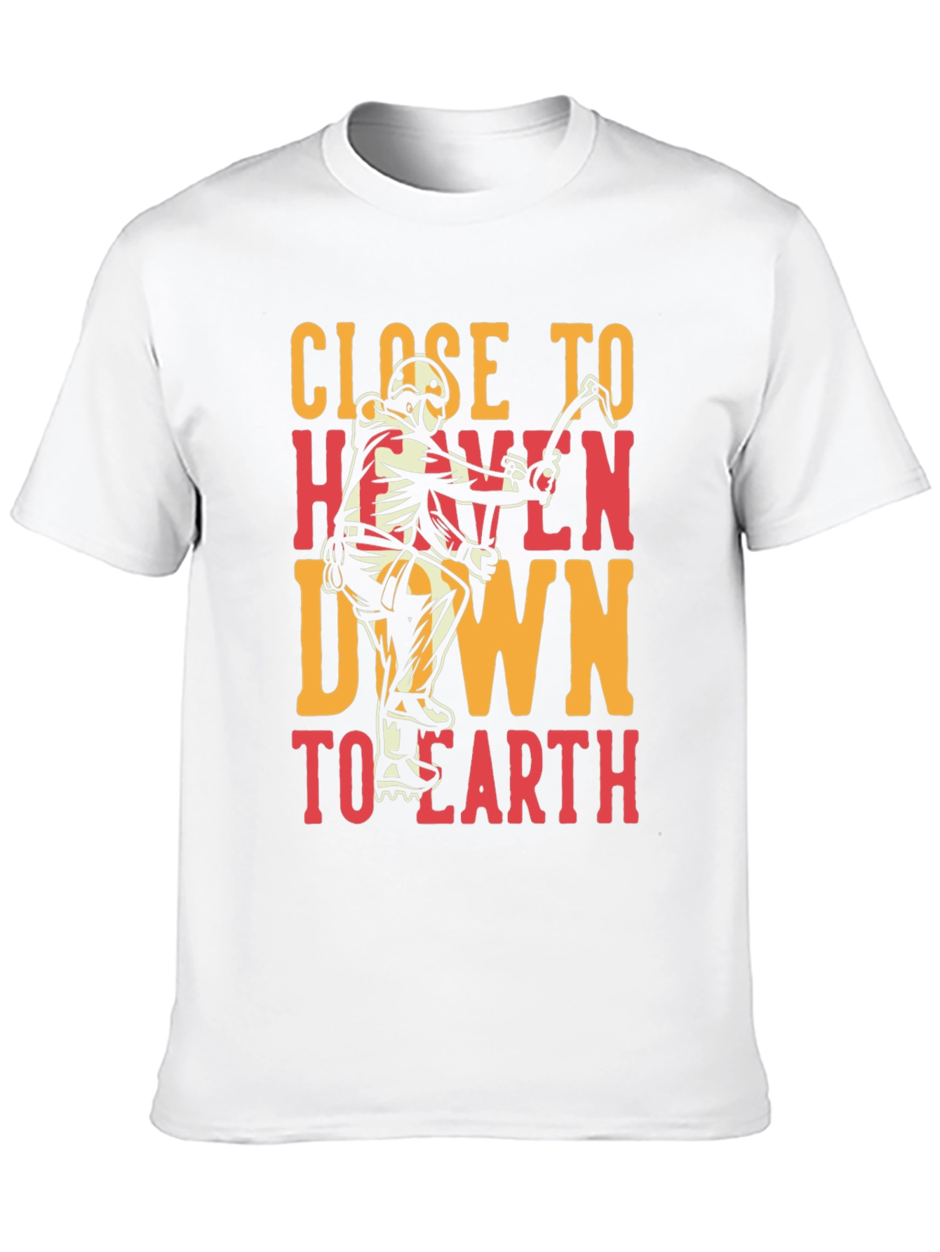 Close to Heaven Earth T-Shirt - Climbing Design