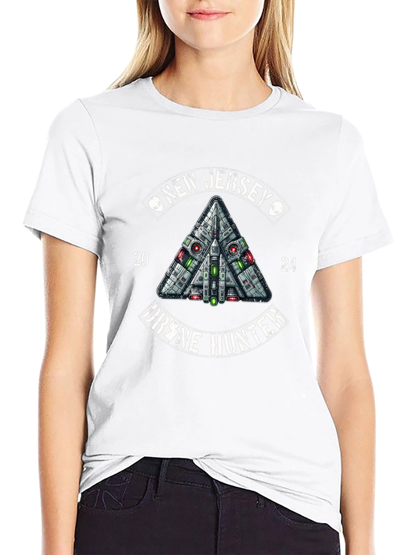 New Jersey Drone Hunter Graphic T-Shirt