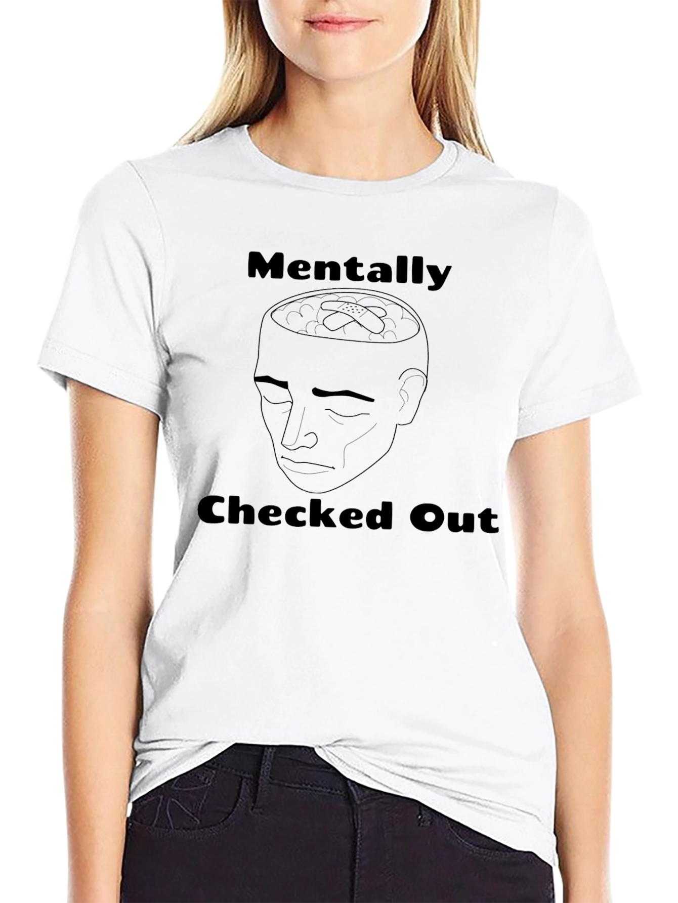 Mentally Checked Out Graphic T-Shirt