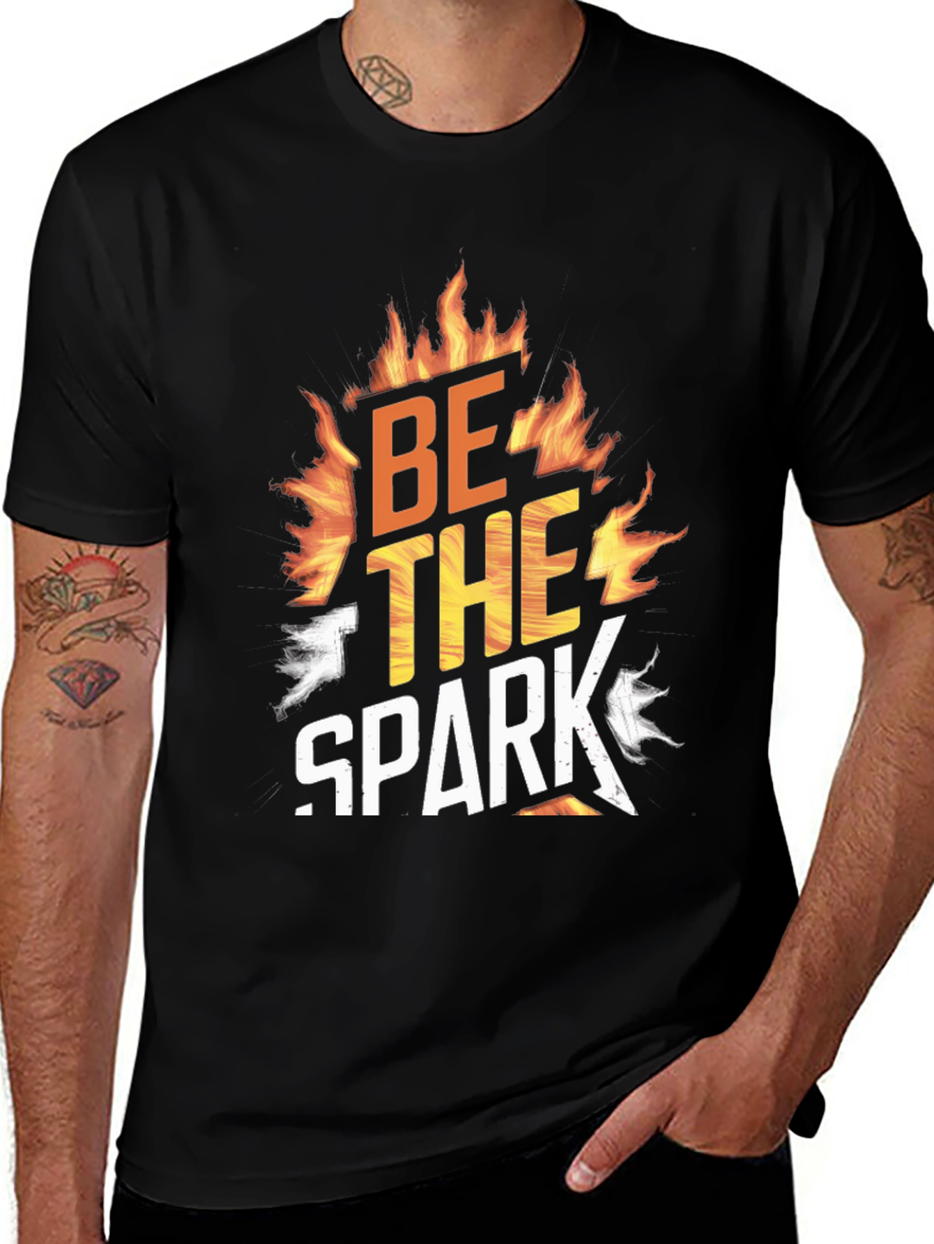 Be The Spark Graphic Tee - Black T-Shirt