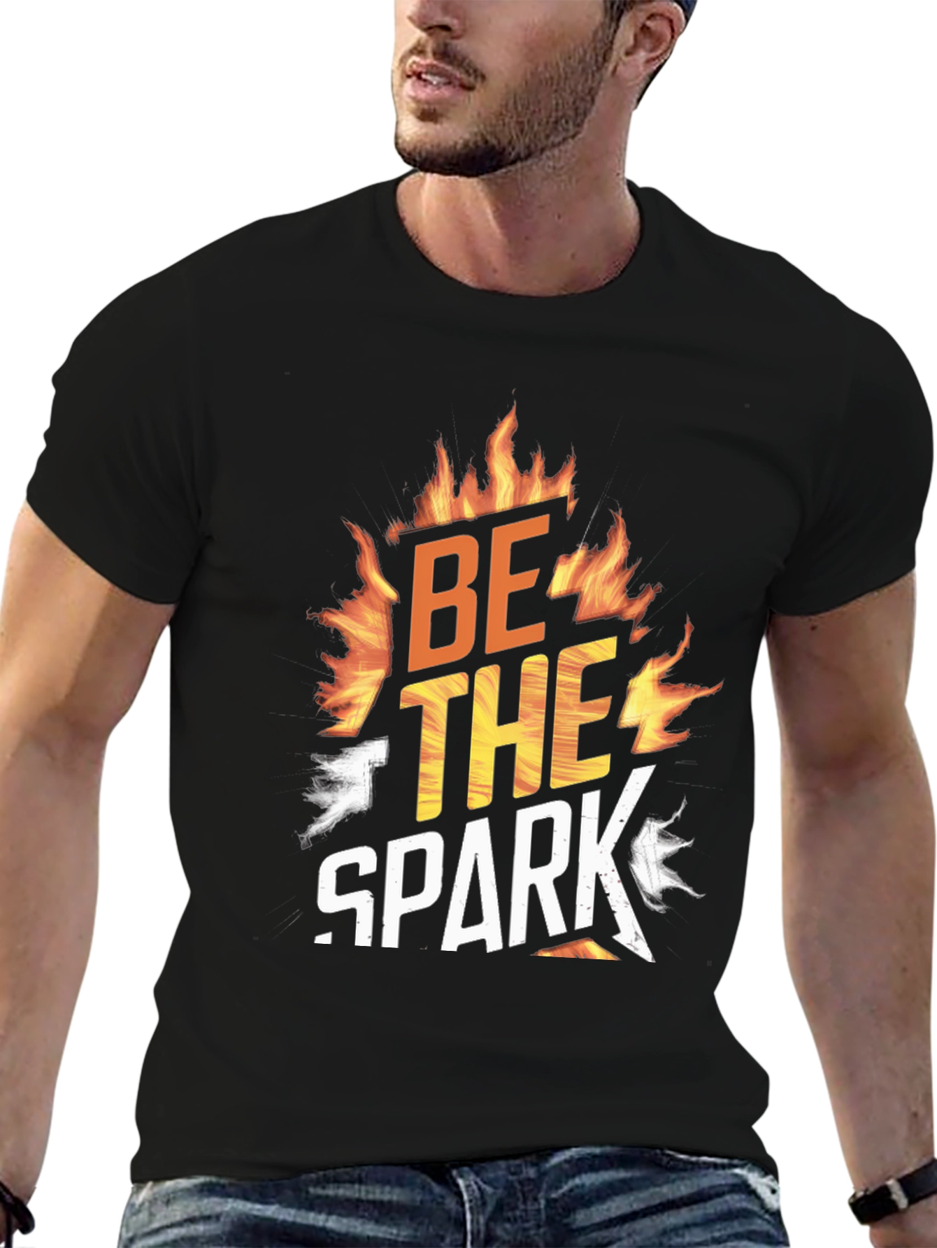 Be The Spark Graphic Tee - Black T-Shirt