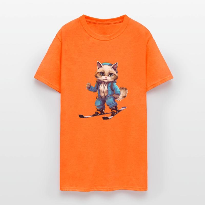 Ragdoll Cat Ski Winter Sports Skier