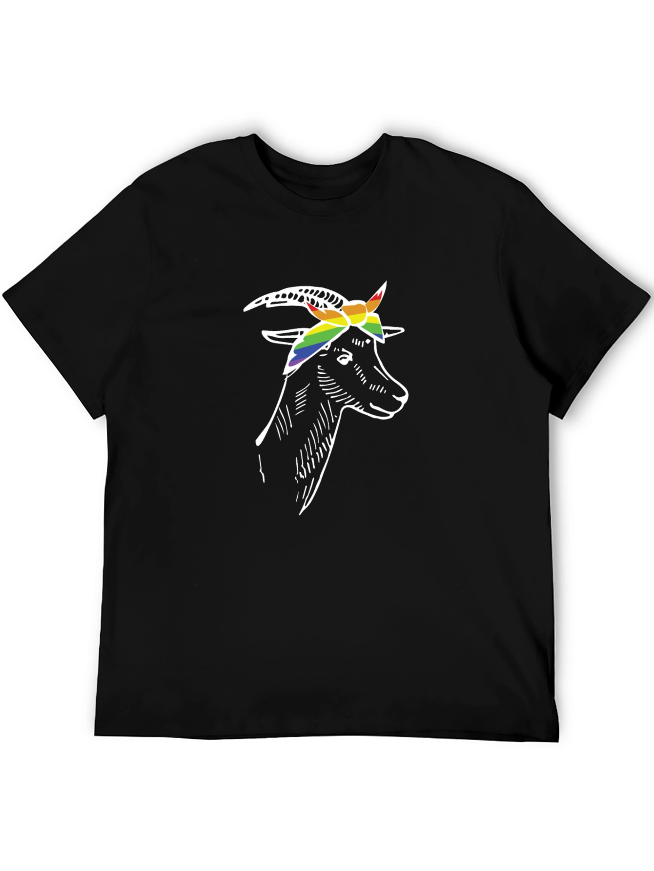 Goat Pride T-Shirt - Black Cotton Tee