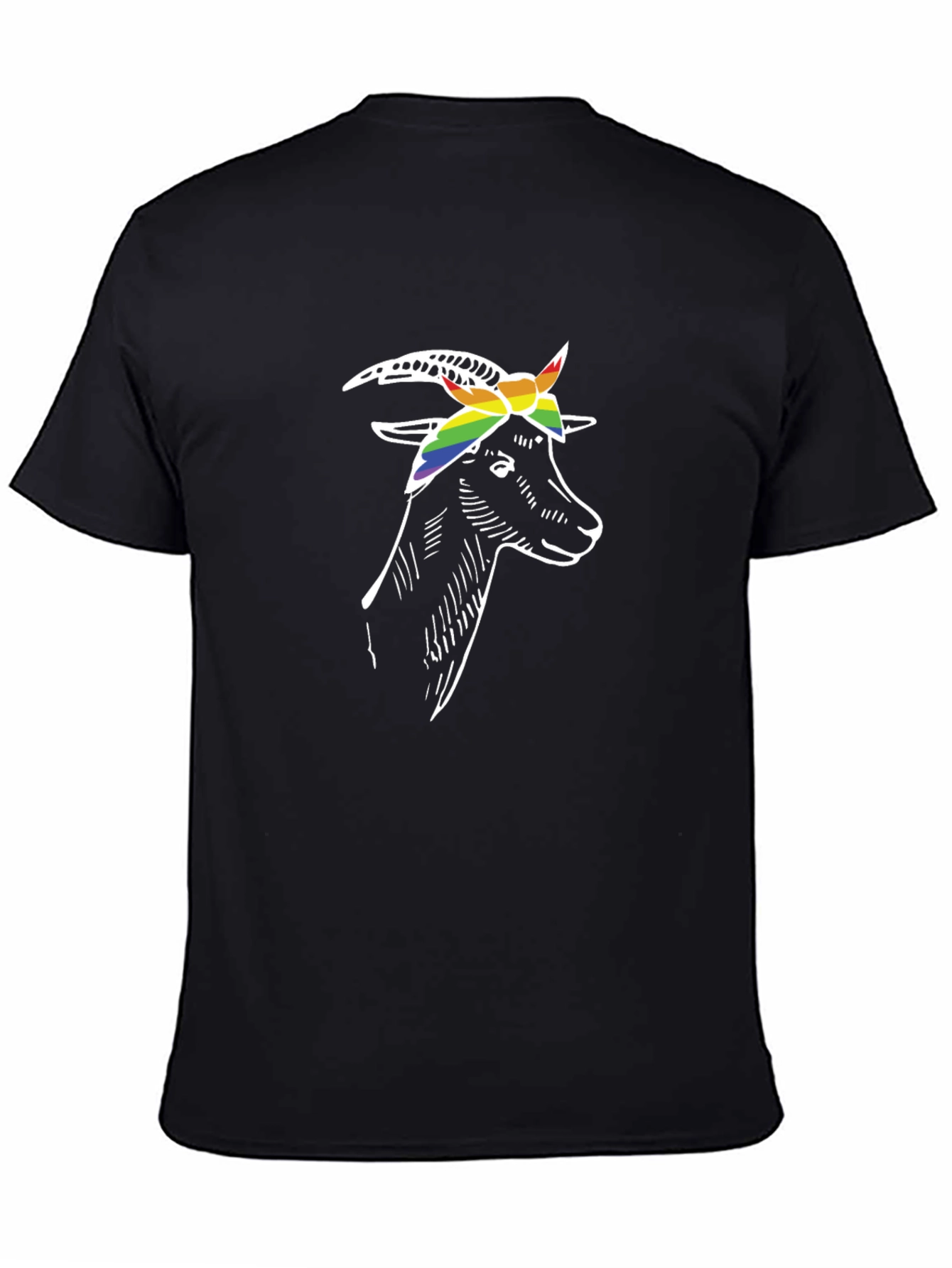 Goat Pride T-Shirt - Black Cotton Tee
