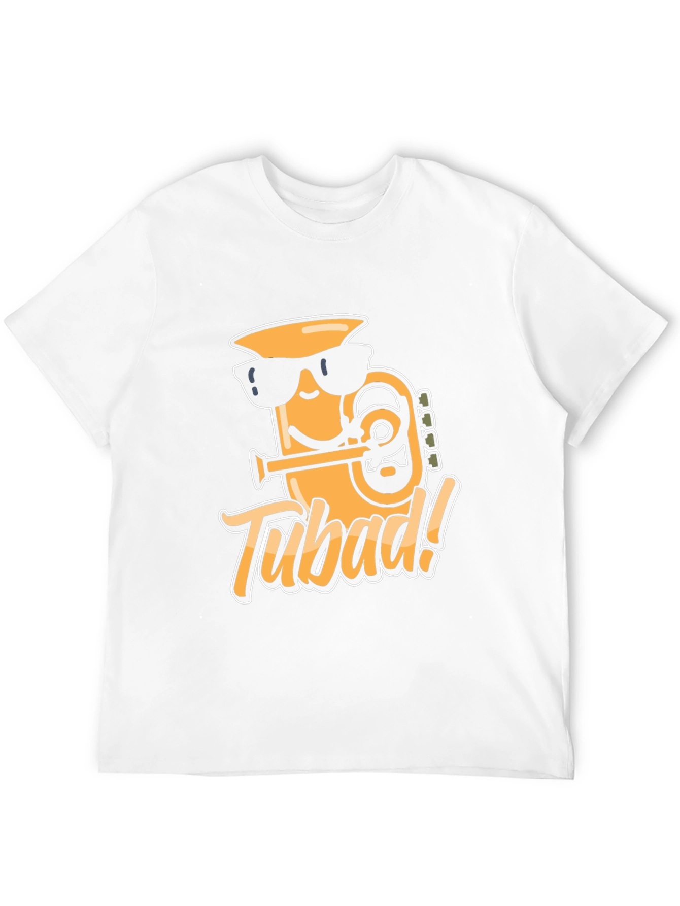 Tubad! Graphic T-Shirt - Cool Cartoon Tuba Design