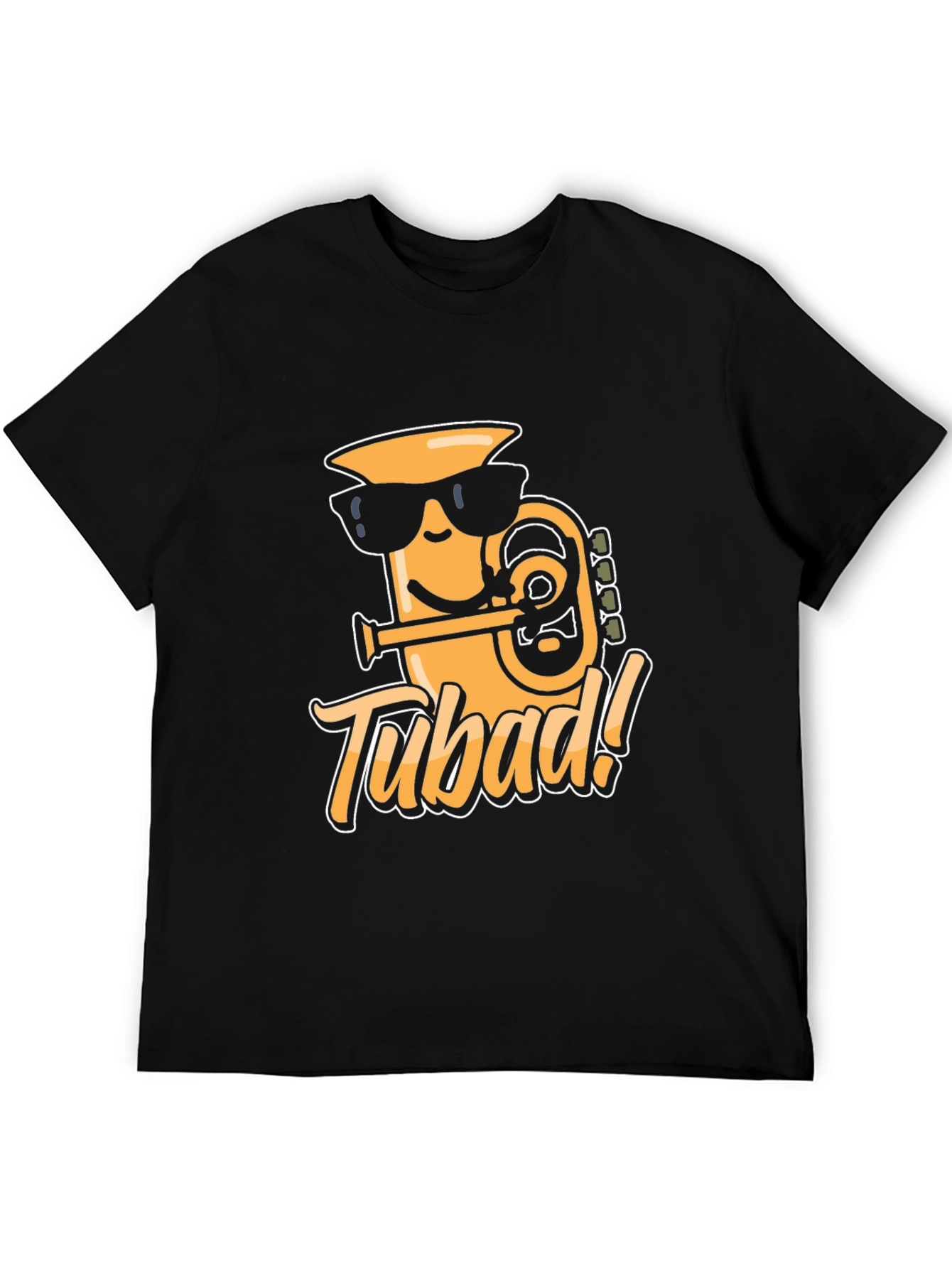 Tubad! Graphic T-Shirt - Cool Cartoon Tuba Design