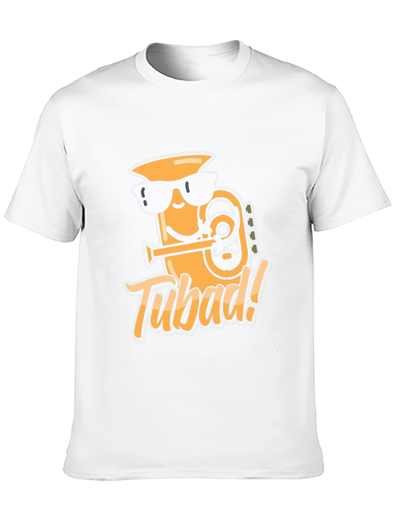 Tubad! Graphic T-Shirt - Cool Cartoon Tuba Design