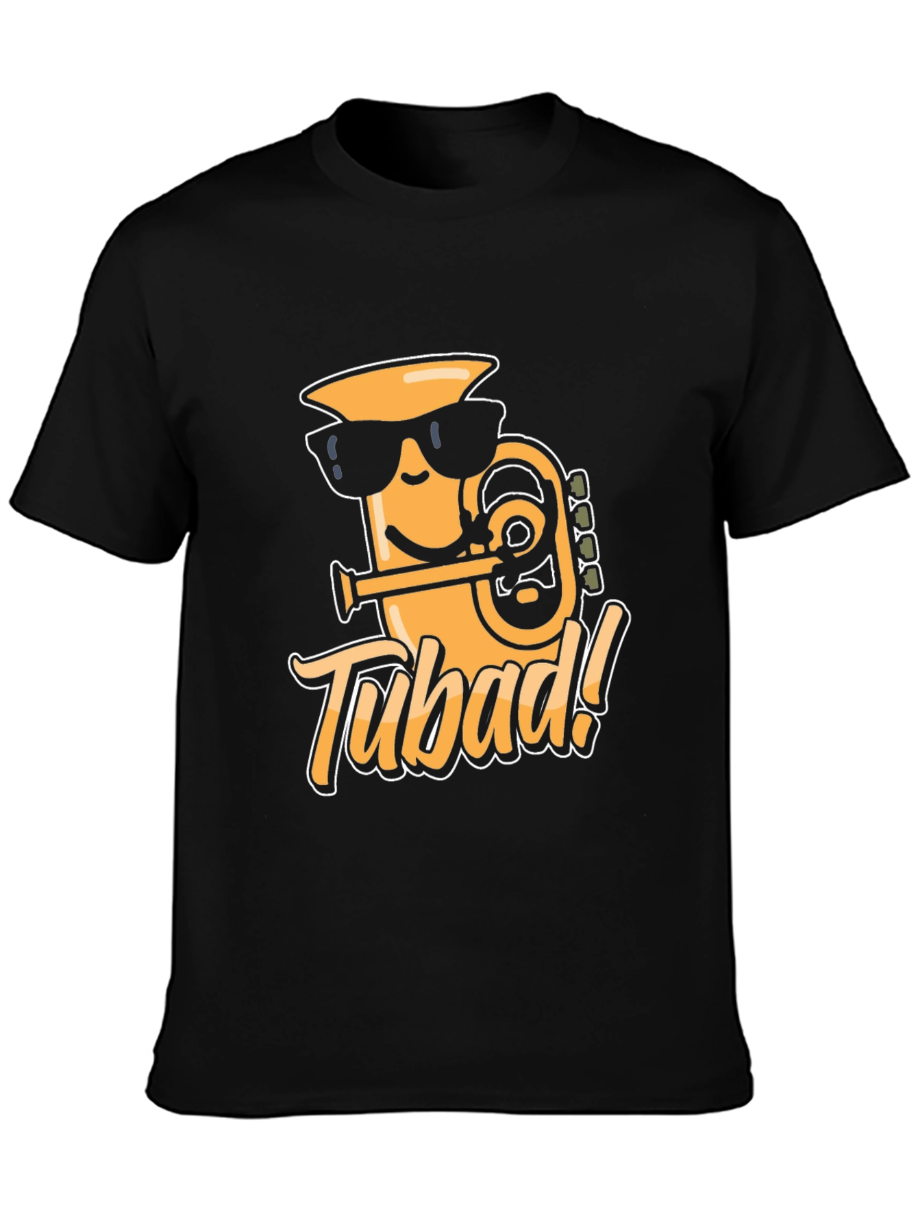 Tubad! Graphic T-Shirt - Cool Cartoon Tuba Design
