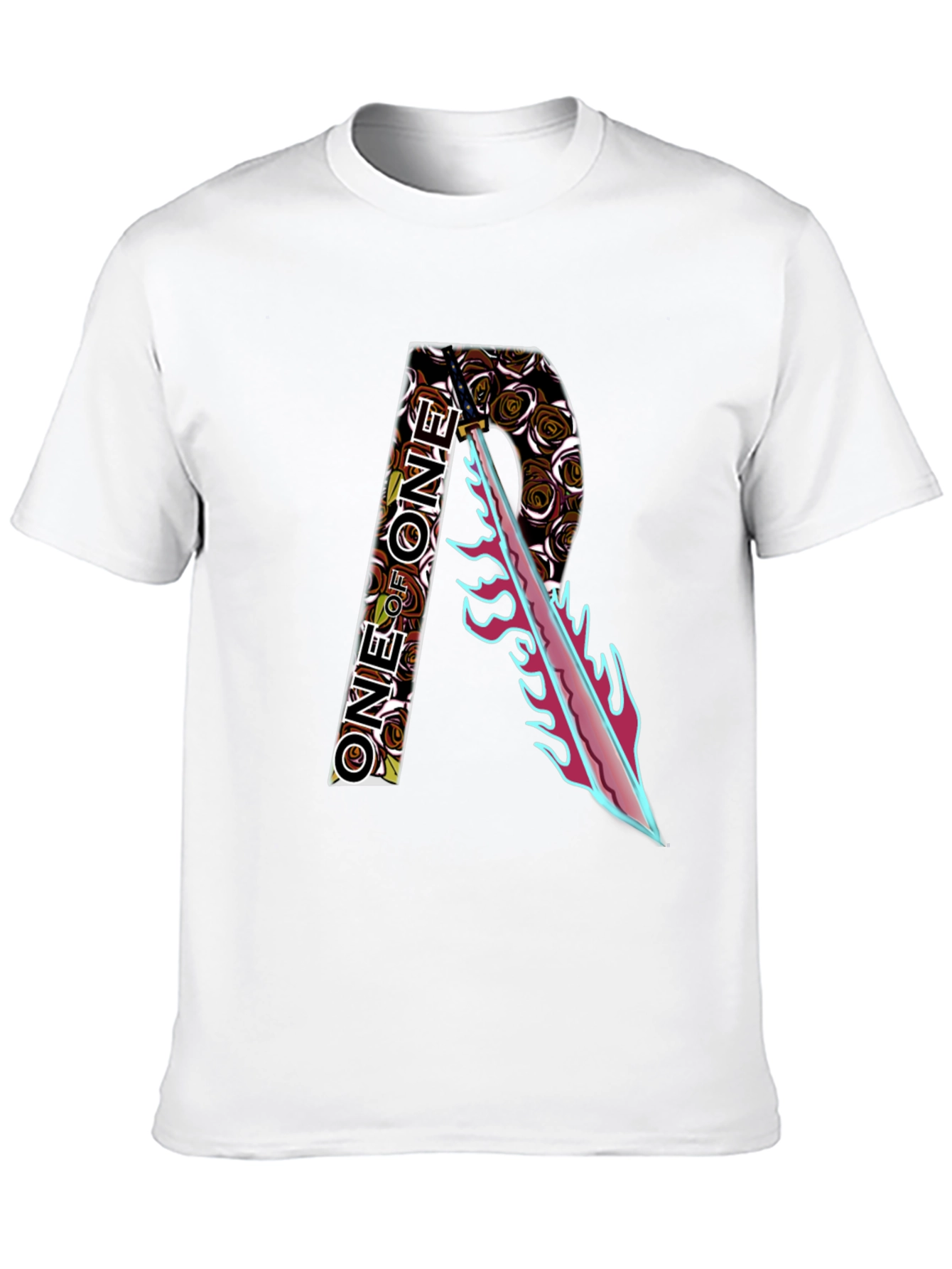 Edgy R ONE Graphic T-Shirt - Black