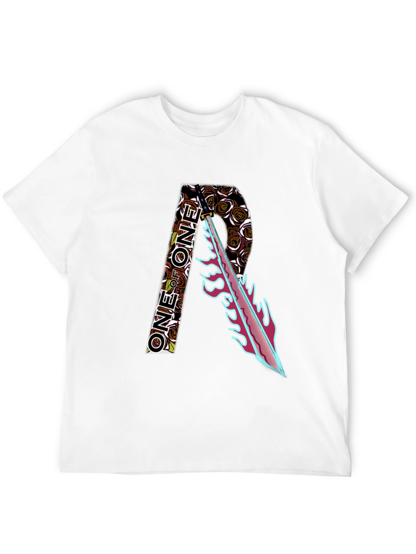 Edgy R ONE Graphic T-Shirt - Black