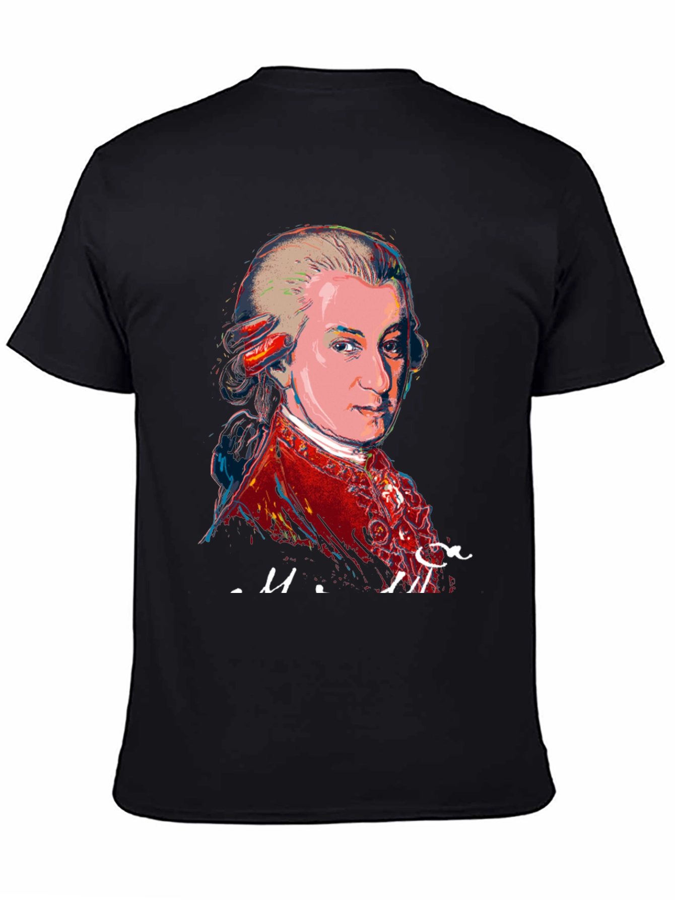 Mozart Graphic Tee - Black T-Shirt