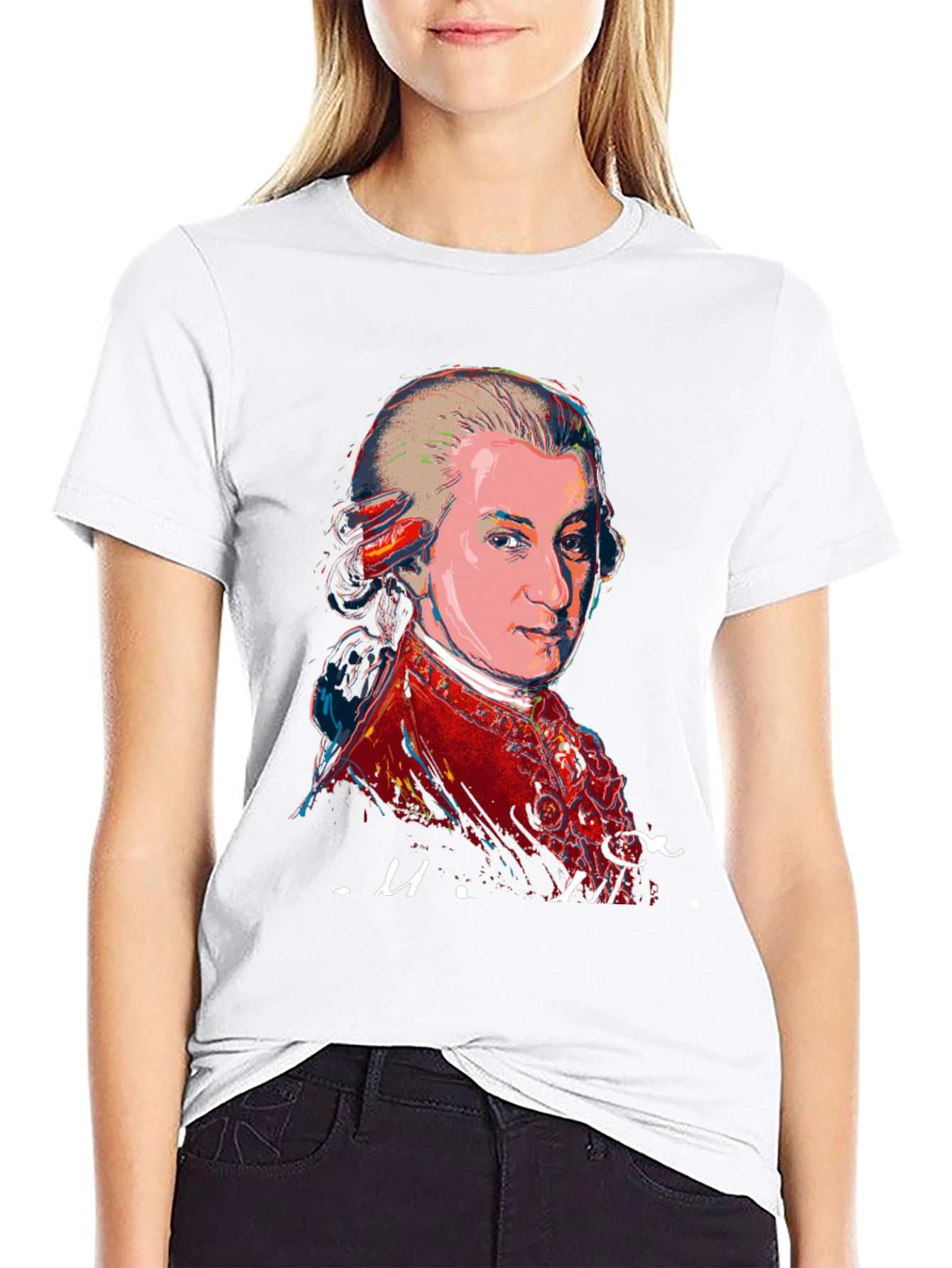 Mozart Graphic Tee - Black T-Shirt