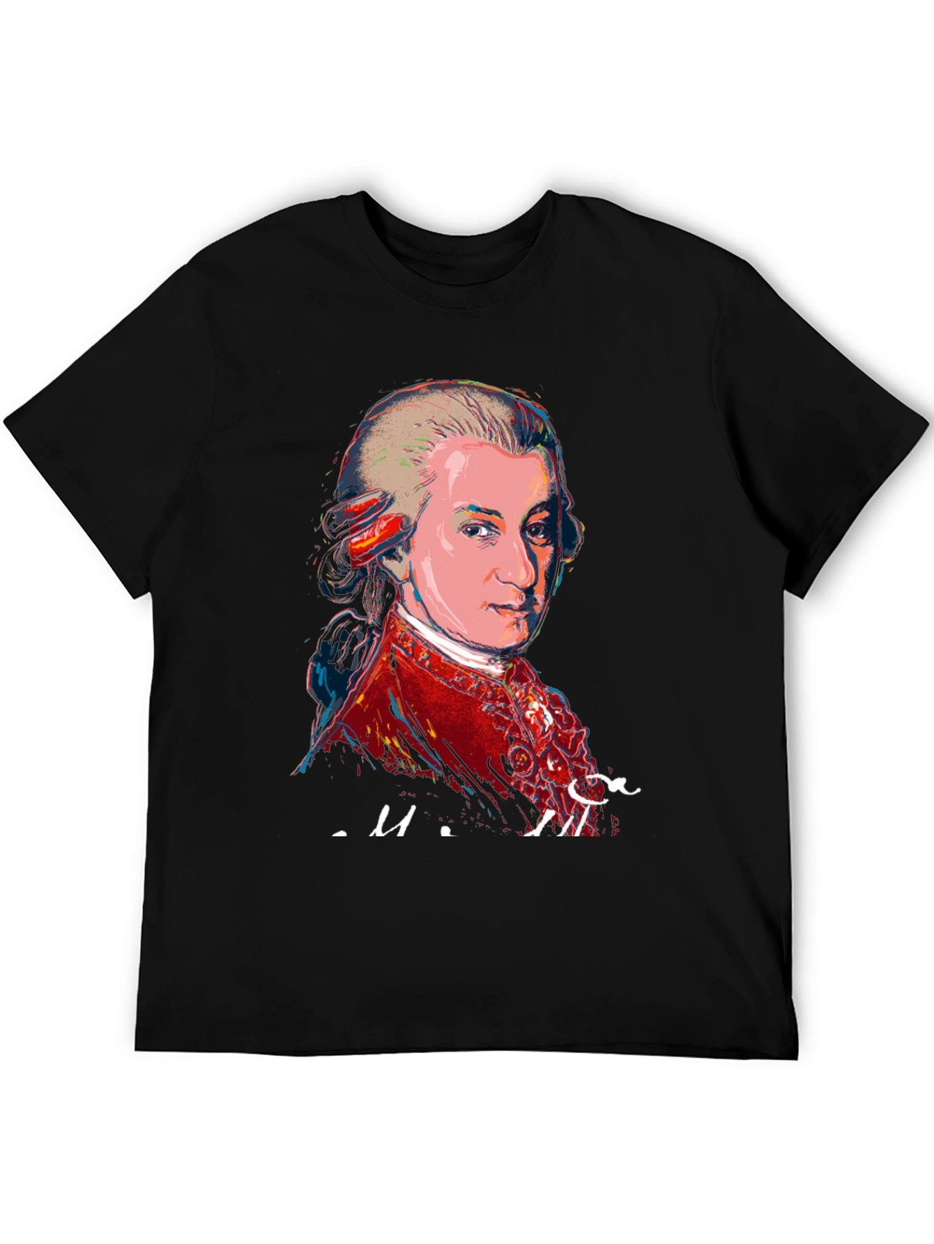 Mozart Graphic Tee - Black T-Shirt