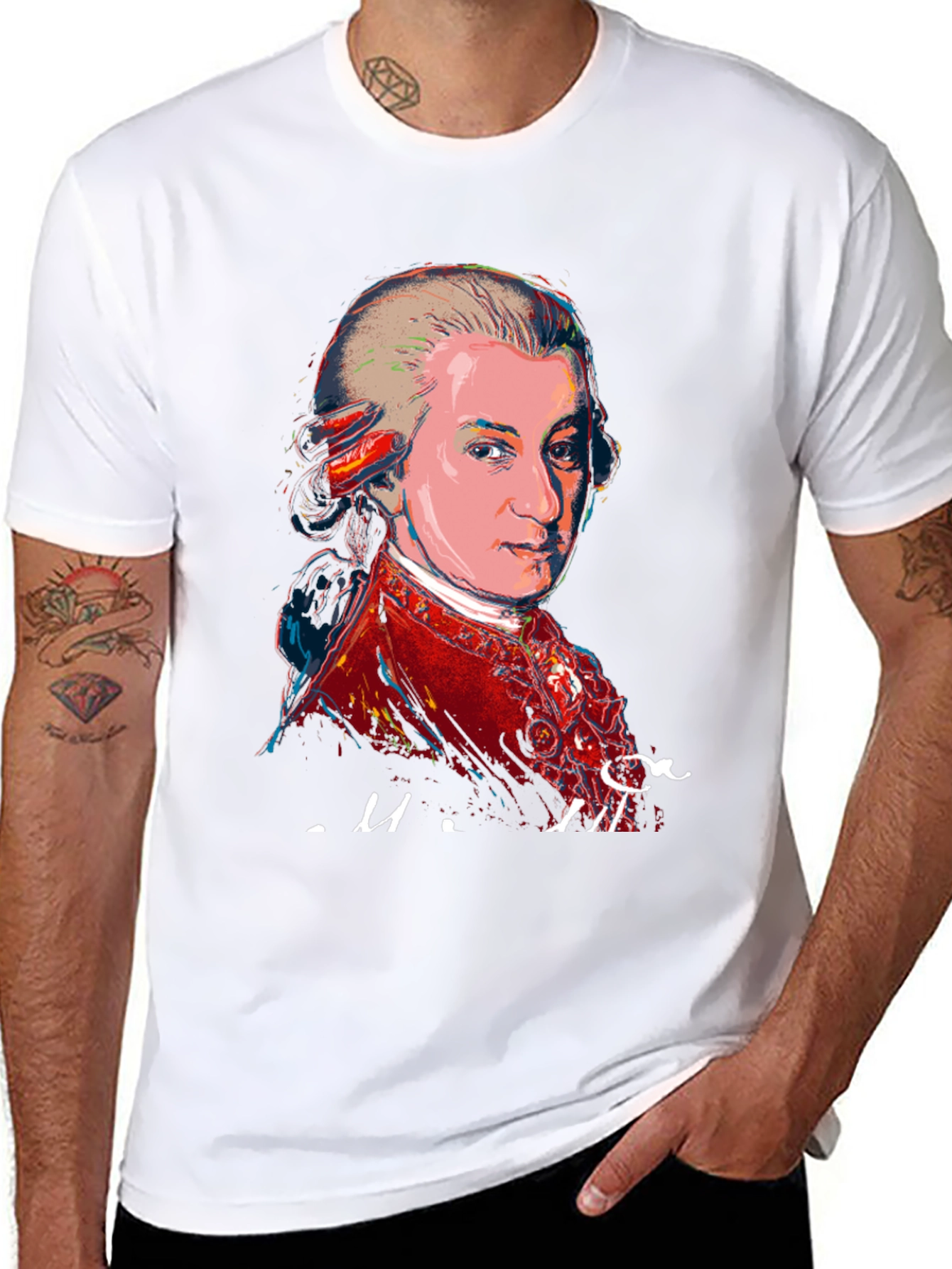 Mozart Graphic Tee - Black T-Shirt
