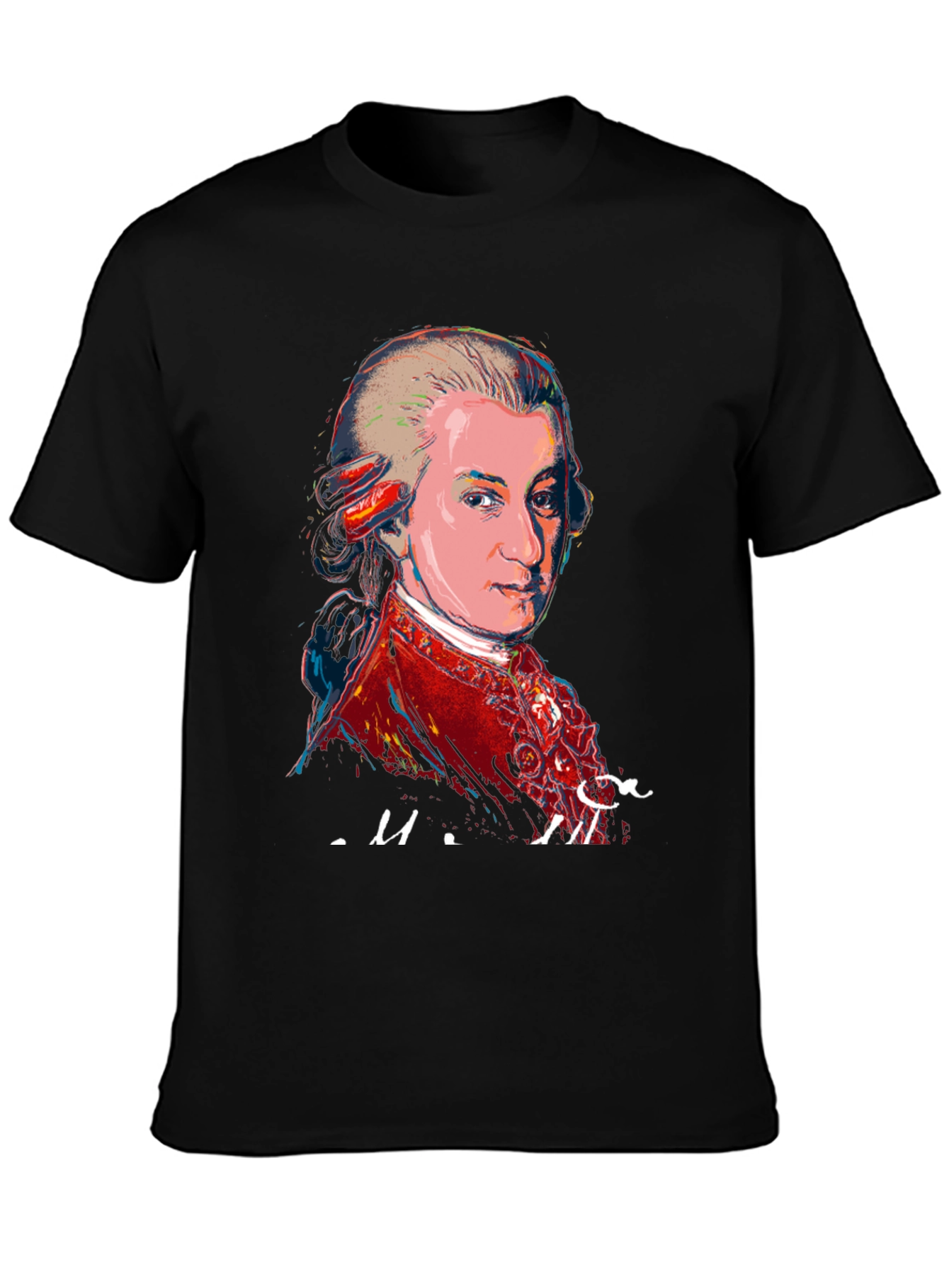 Mozart Graphic Tee - Black T-Shirt