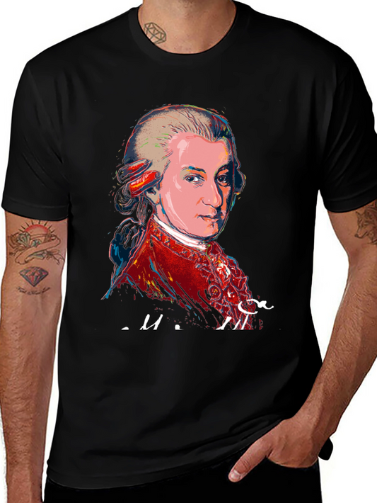 Mozart Graphic Tee - Black T-Shirt