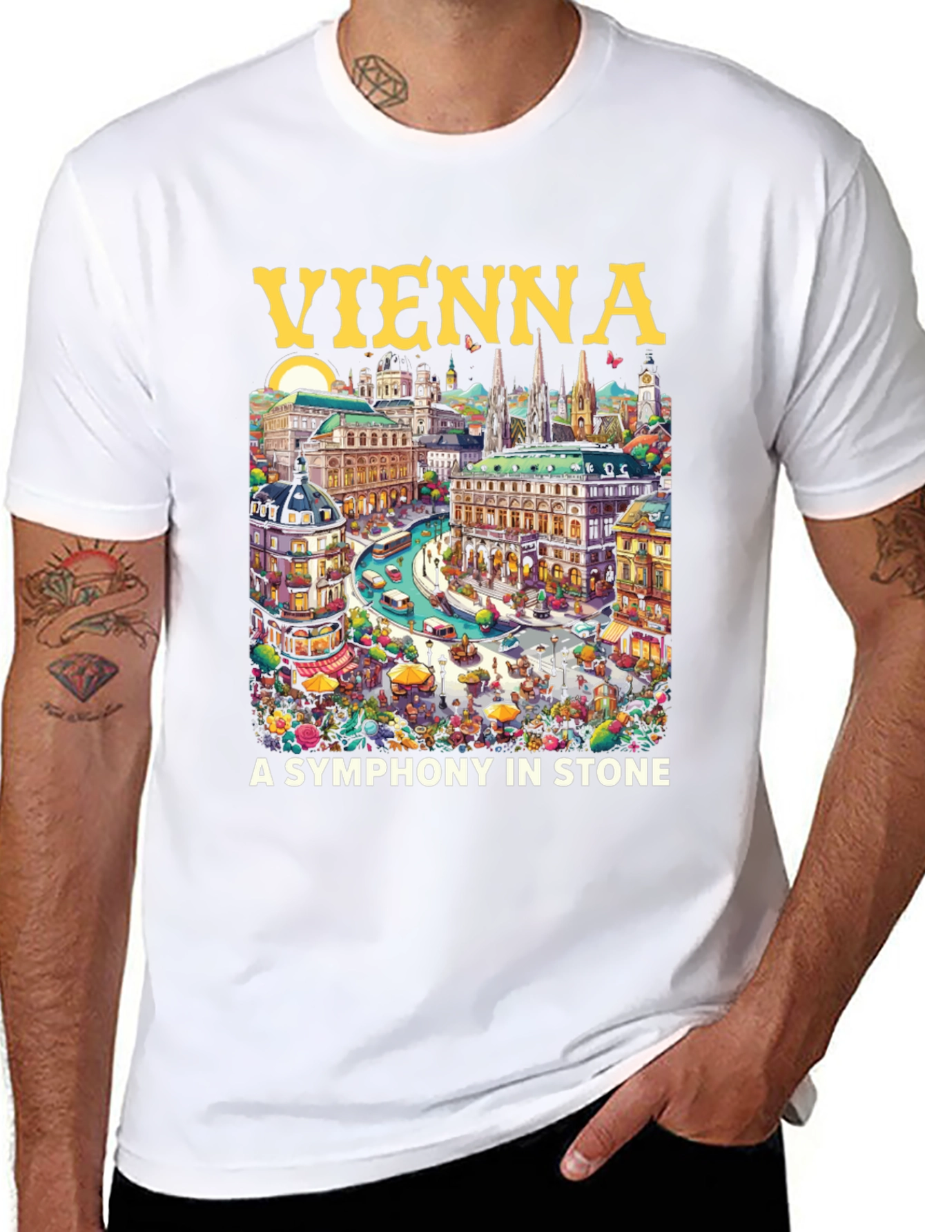 Vienna T-Shirt: A Symphony in Stone