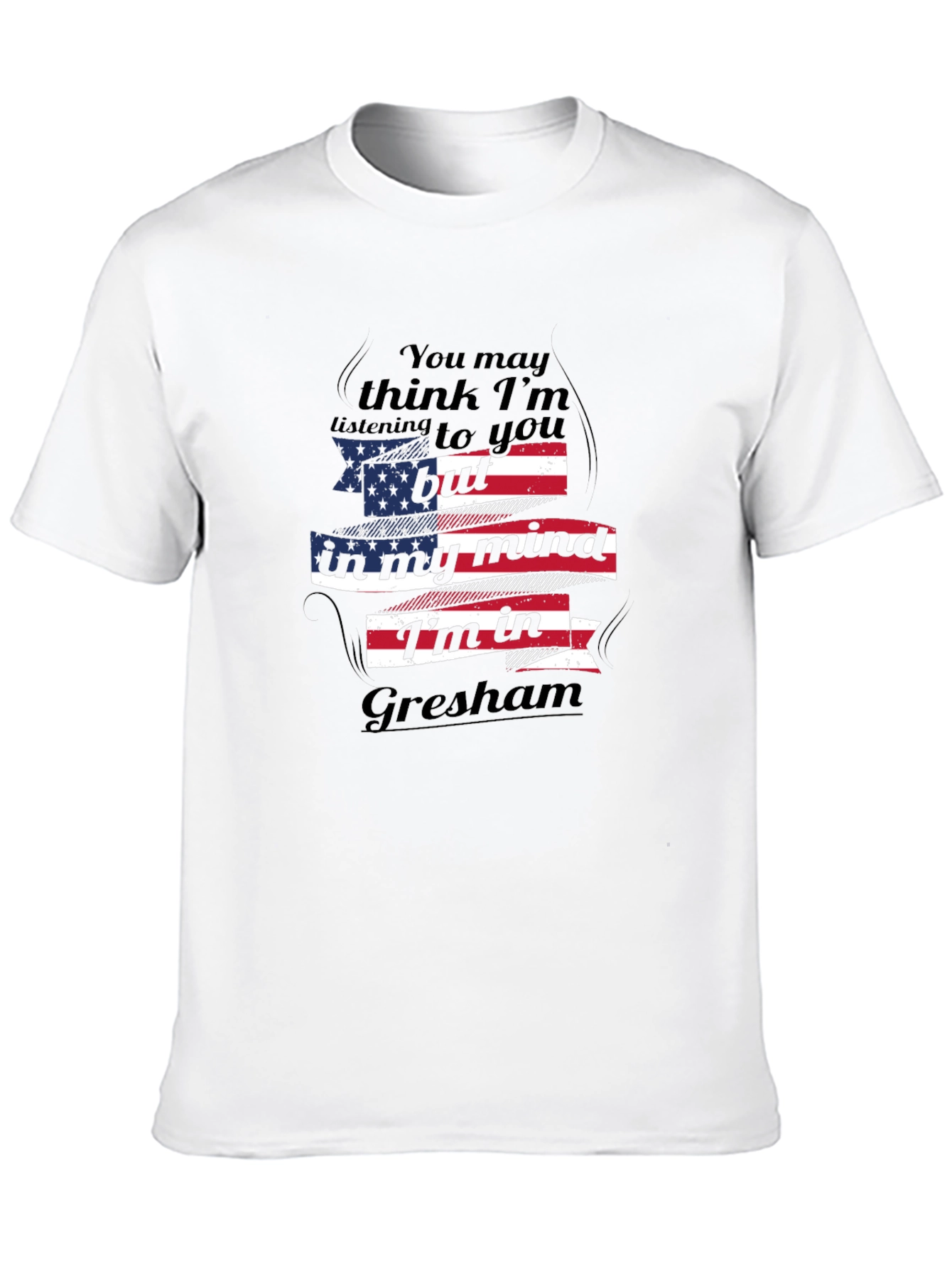 Gresham Mind T-Shirt - American Flag Design