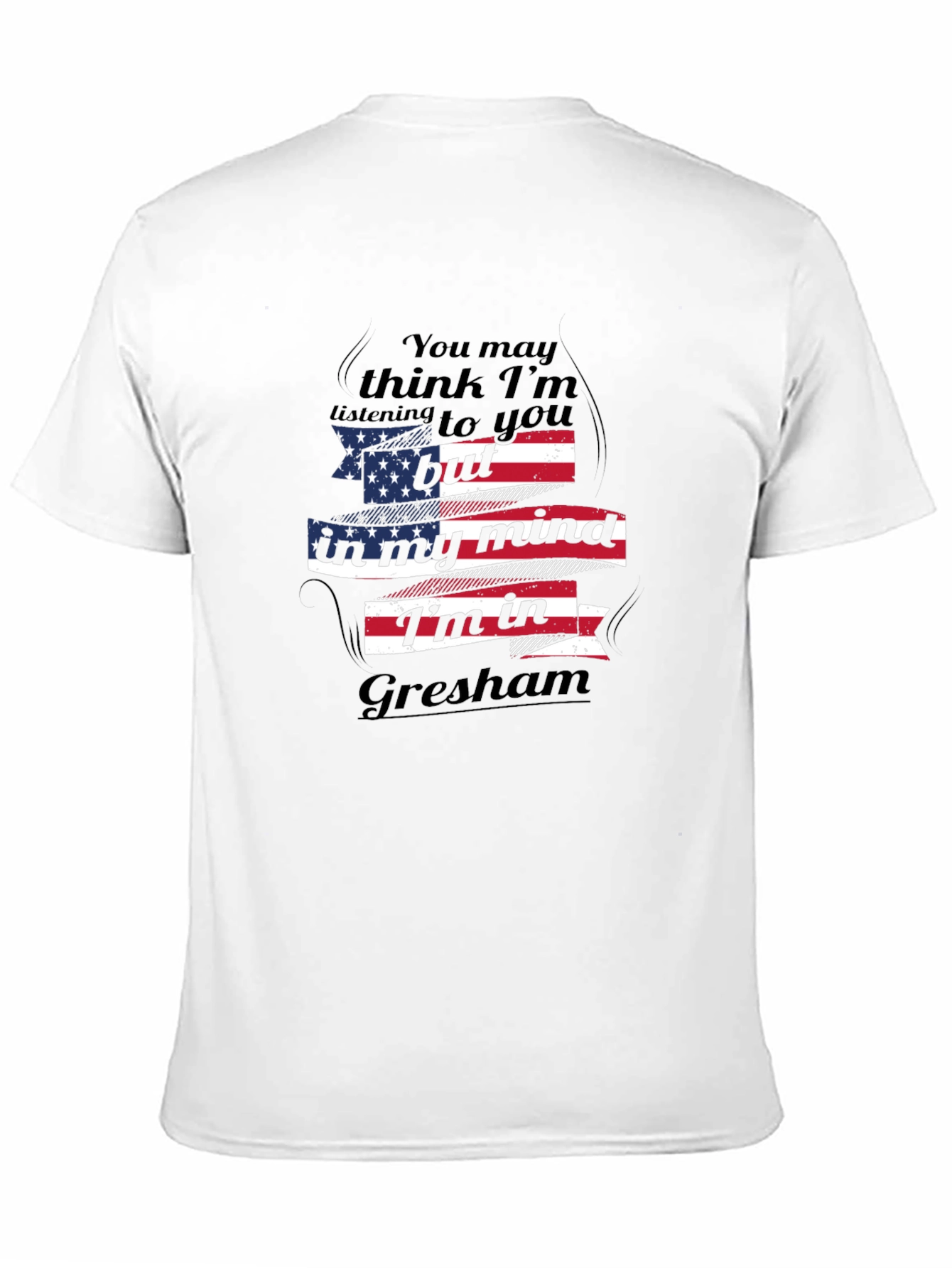 Gresham Mind T-Shirt - American Flag Design