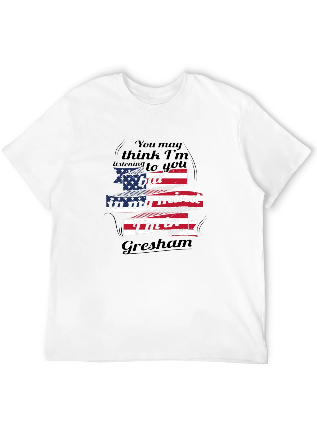 Gresham Mind T-Shirt - American Flag Design