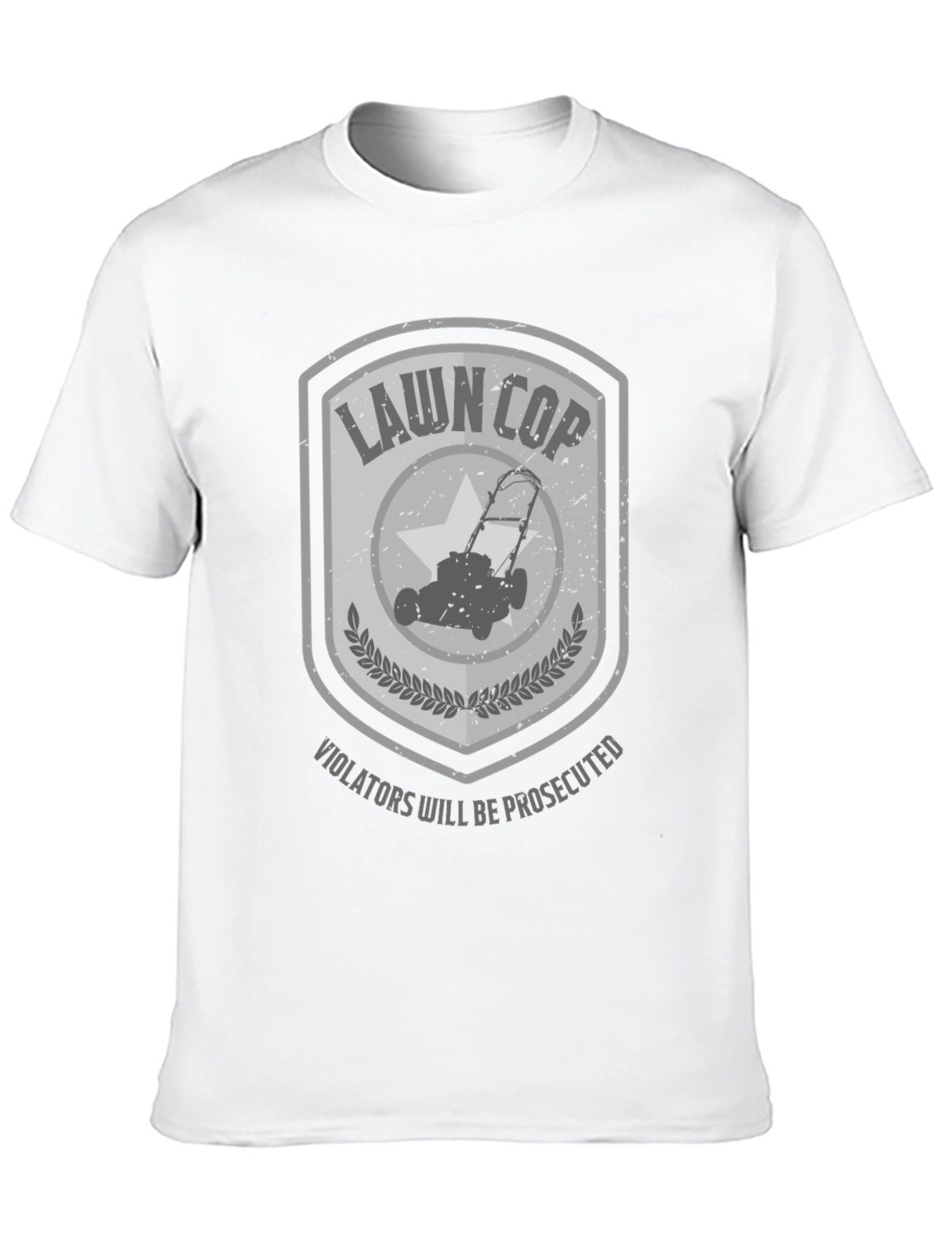 Lawn Cop T-Shirt - Enforce Lawn Order!