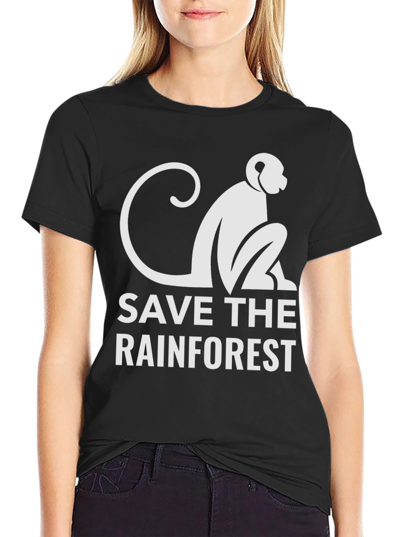 Save The Rainforest Monkey T-Shirt
