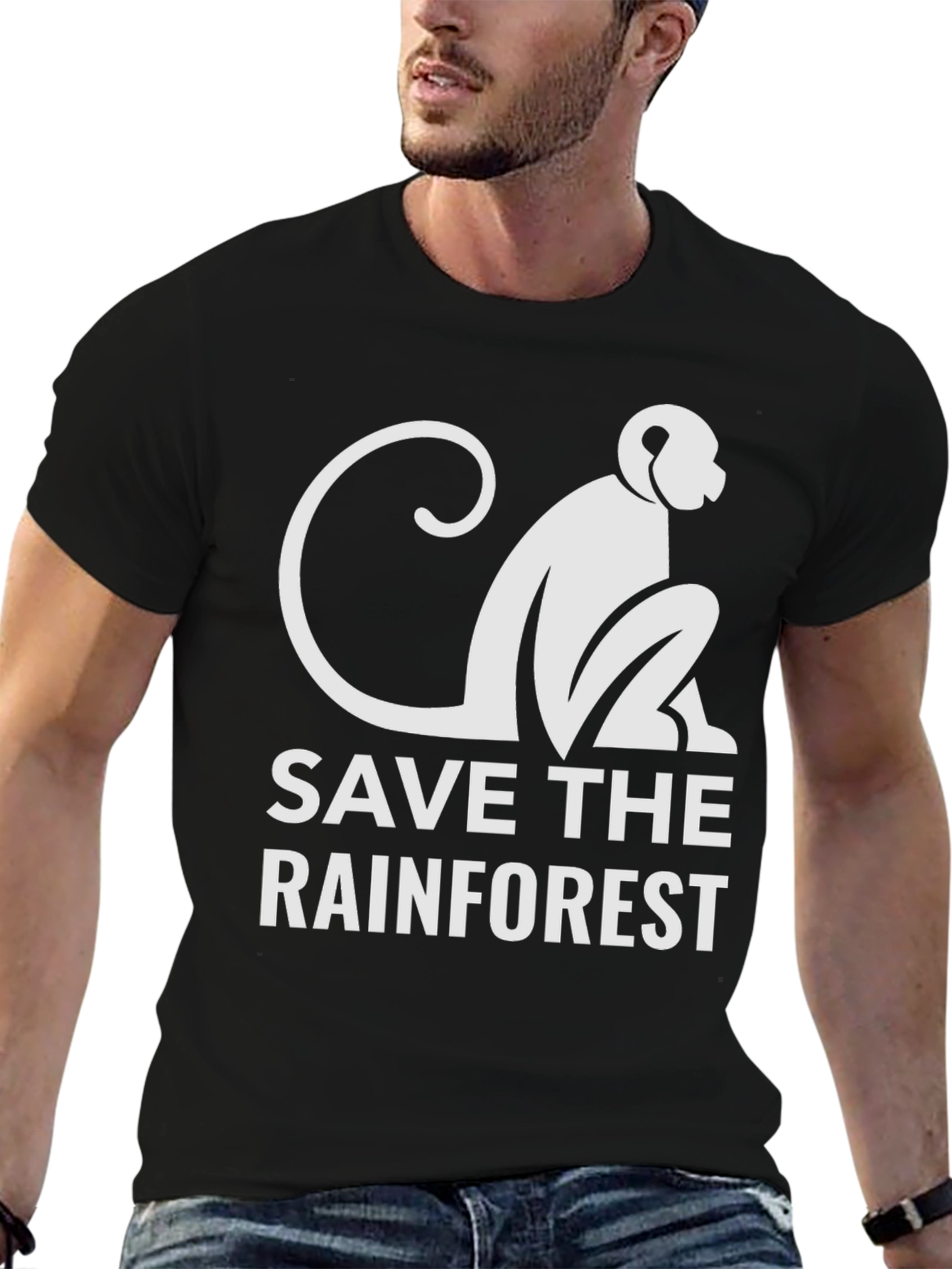 Save The Rainforest Monkey T-Shirt