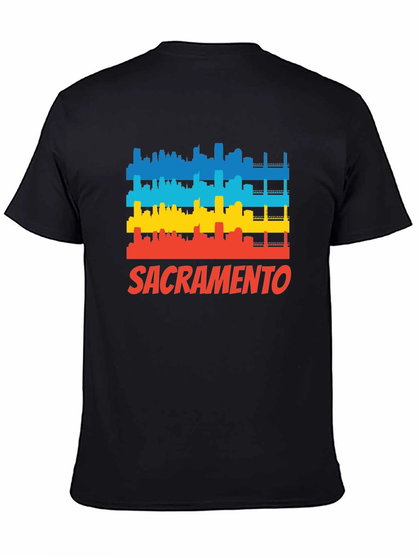 Sacramento Skyline T-Shirt - Bold Graphic Tee