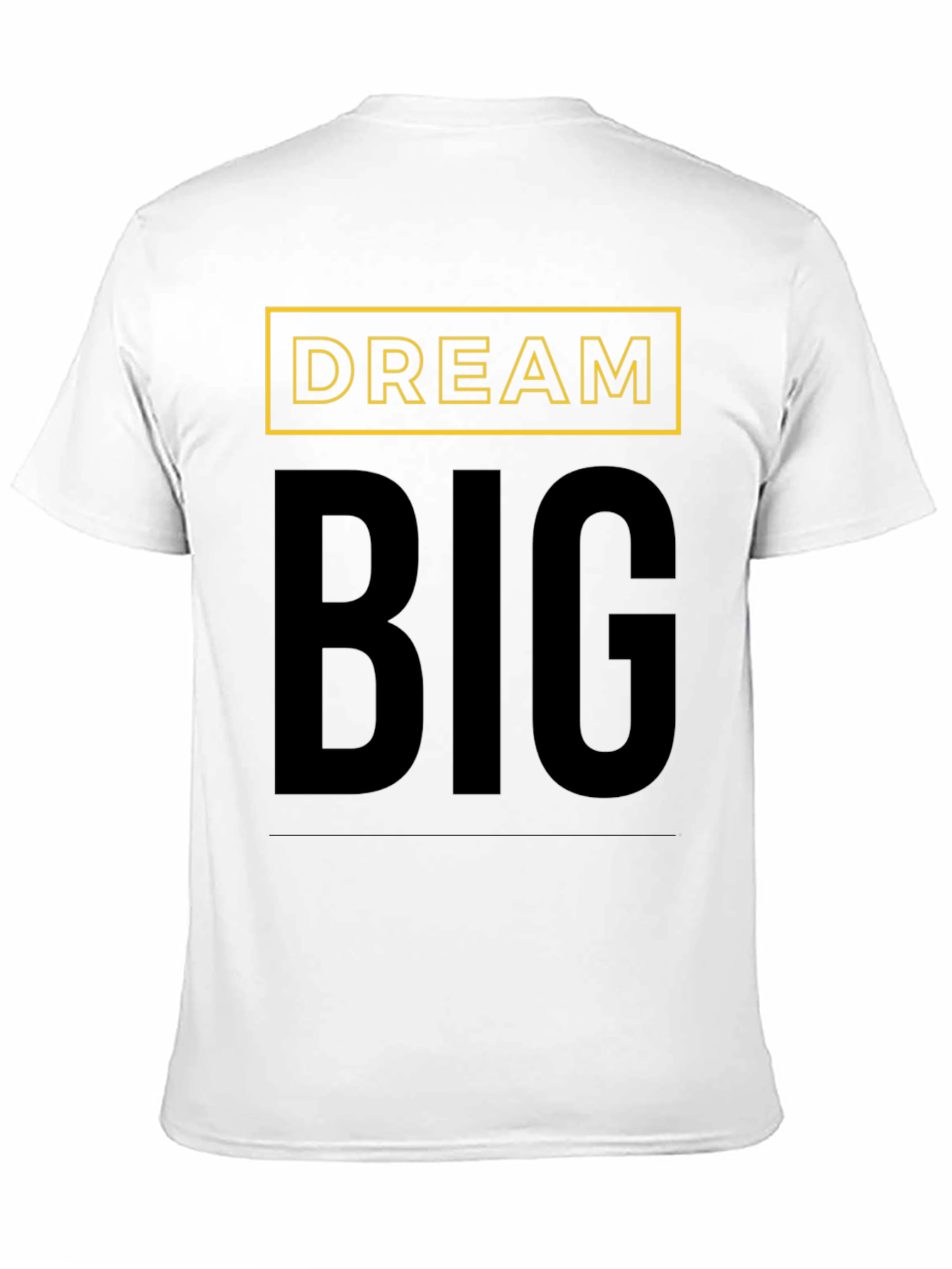 Dream Big T-Shirt - Motivational Black Tee