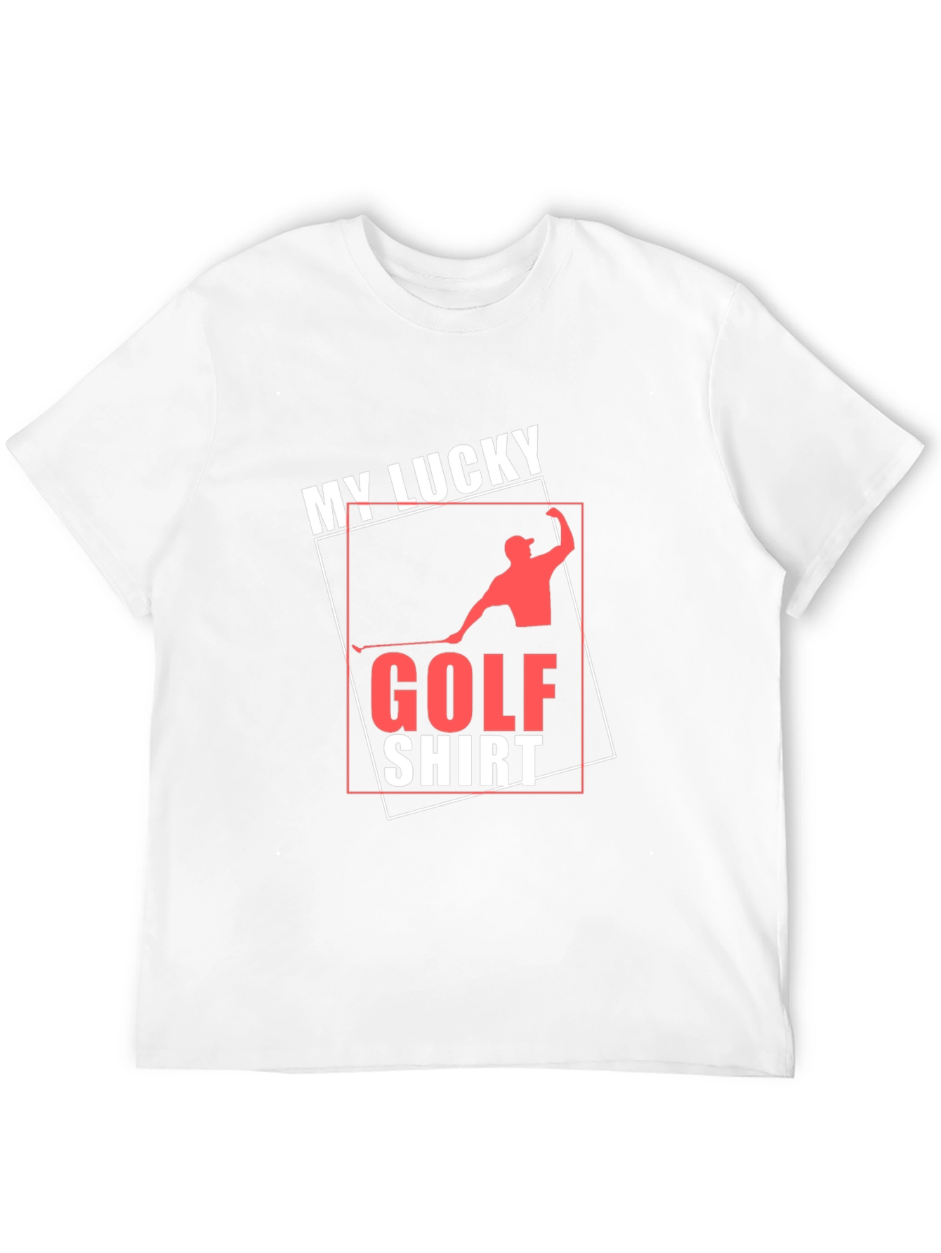 My Lucky Golf Shirt - Mens Black Tee