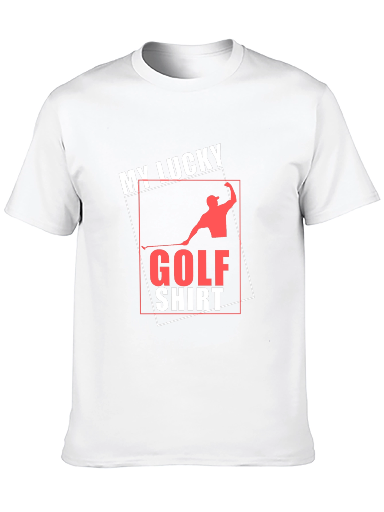 My Lucky Golf Shirt - Mens Black Tee