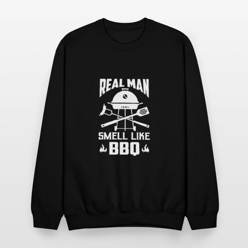 Real Man Smell Like BBQ Smoker Barbecue Grilling