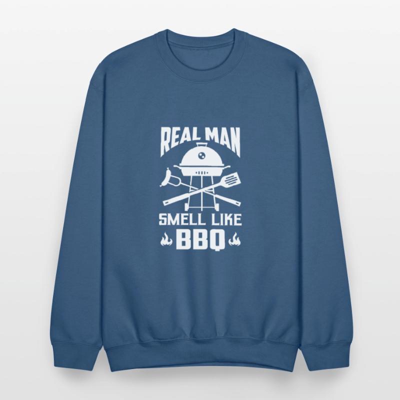 Real Man Smell Like BBQ Smoker Barbecue Grilling