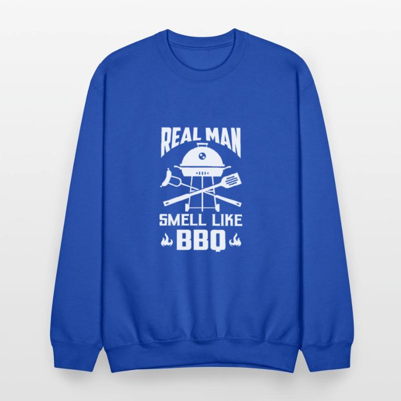 Real Man Smell Like BBQ Smoker Barbecue Grilling