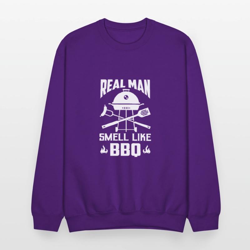 Real Man Smell Like BBQ Smoker Barbecue Grilling