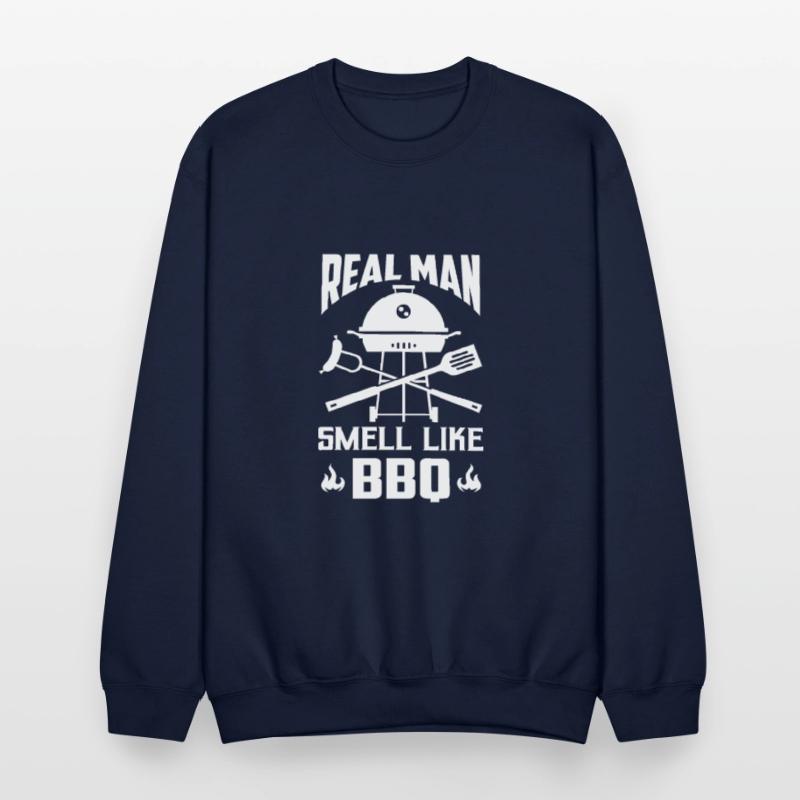 Real Man Smell Like BBQ Smoker Barbecue Grilling