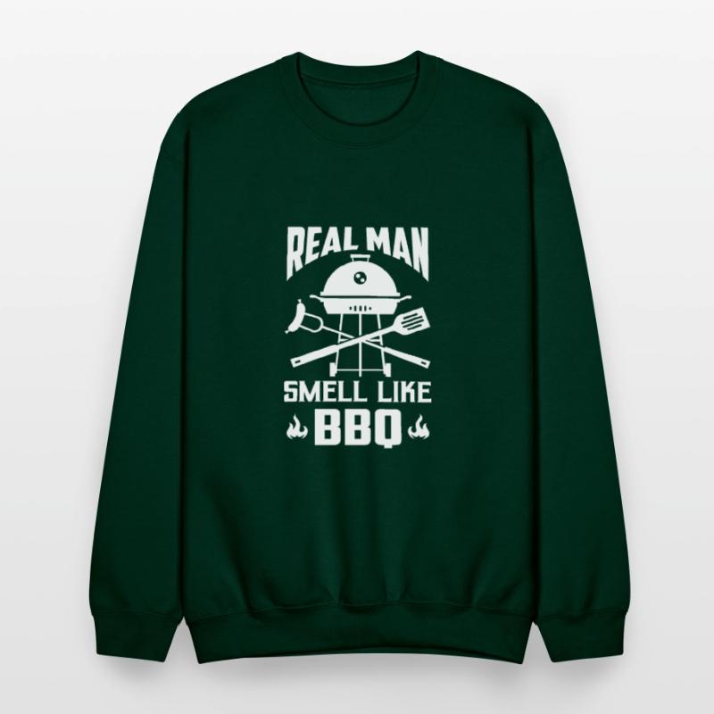 Real Man Smell Like BBQ Smoker Barbecue Grilling