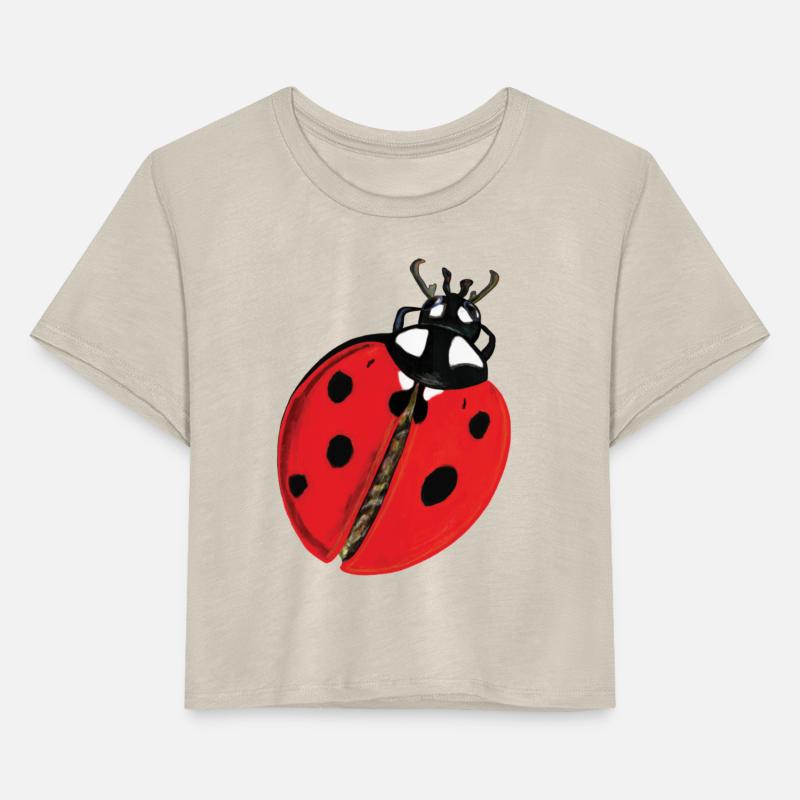 Red LadyBug Coccinellidae Illustration