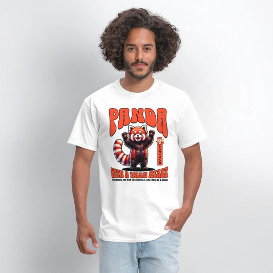 Red Panda with a Warm Heart Cute Bear