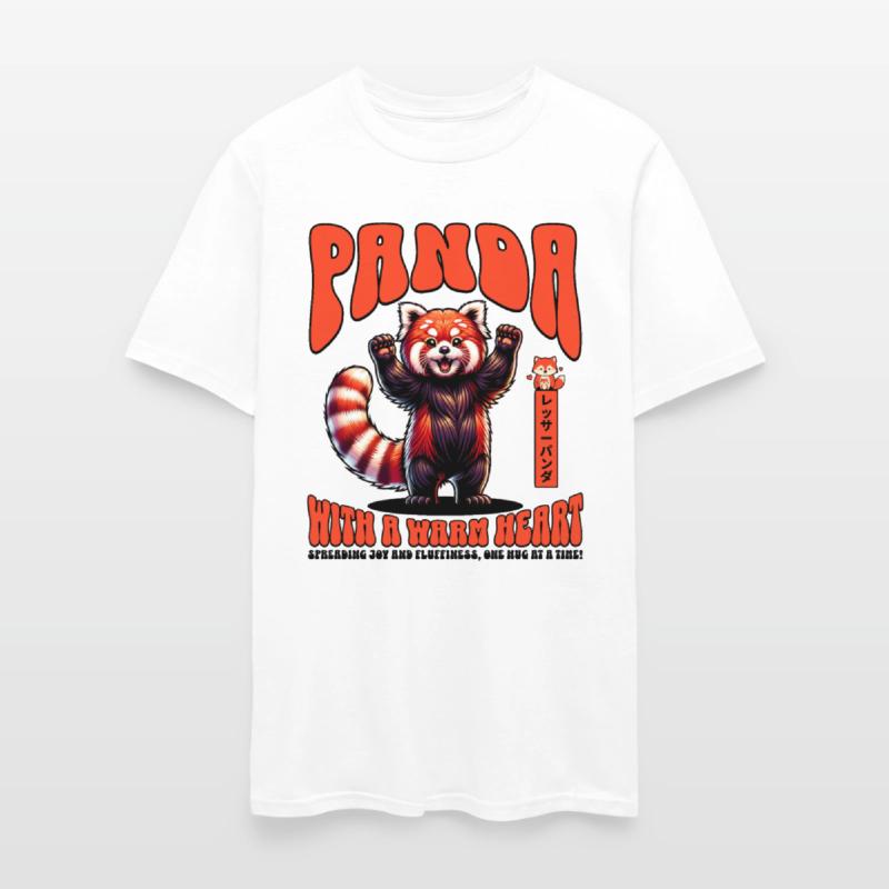 Red Panda with a Warm Heart Cute Bear