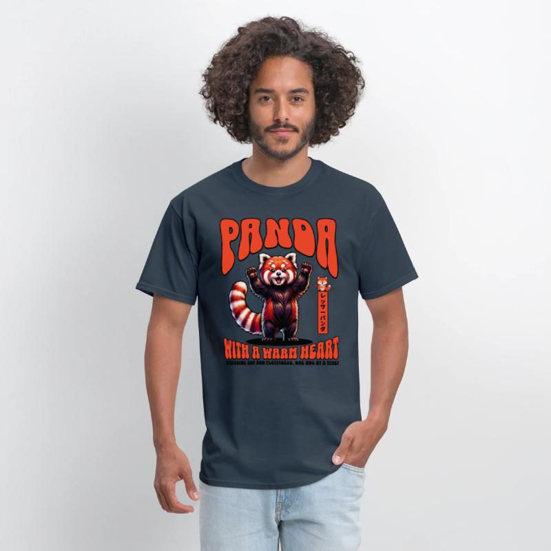 Red Panda with a Warm Heart Cute Bear