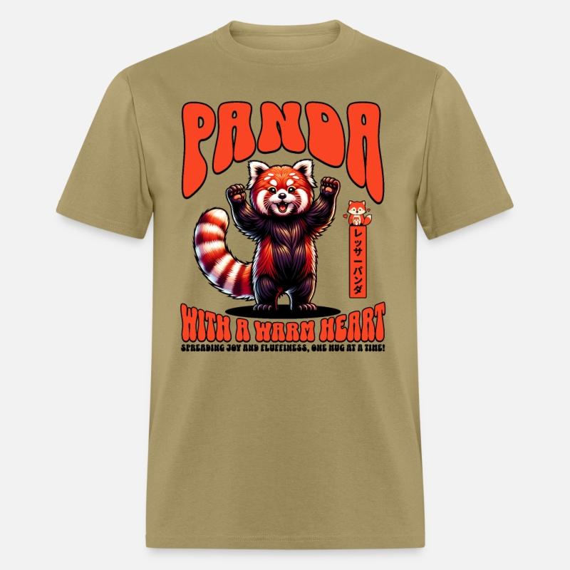 Red Panda with a Warm Heart Cute Bear