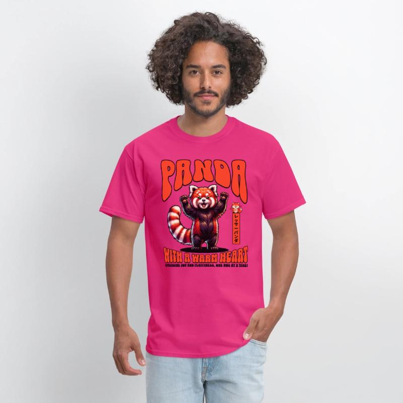 Red Panda with a Warm Heart Cute Bear