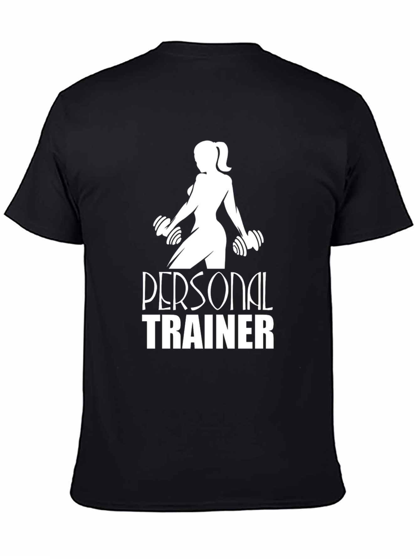 Personal Trainer Black T-Shirt - Fitness Apparel