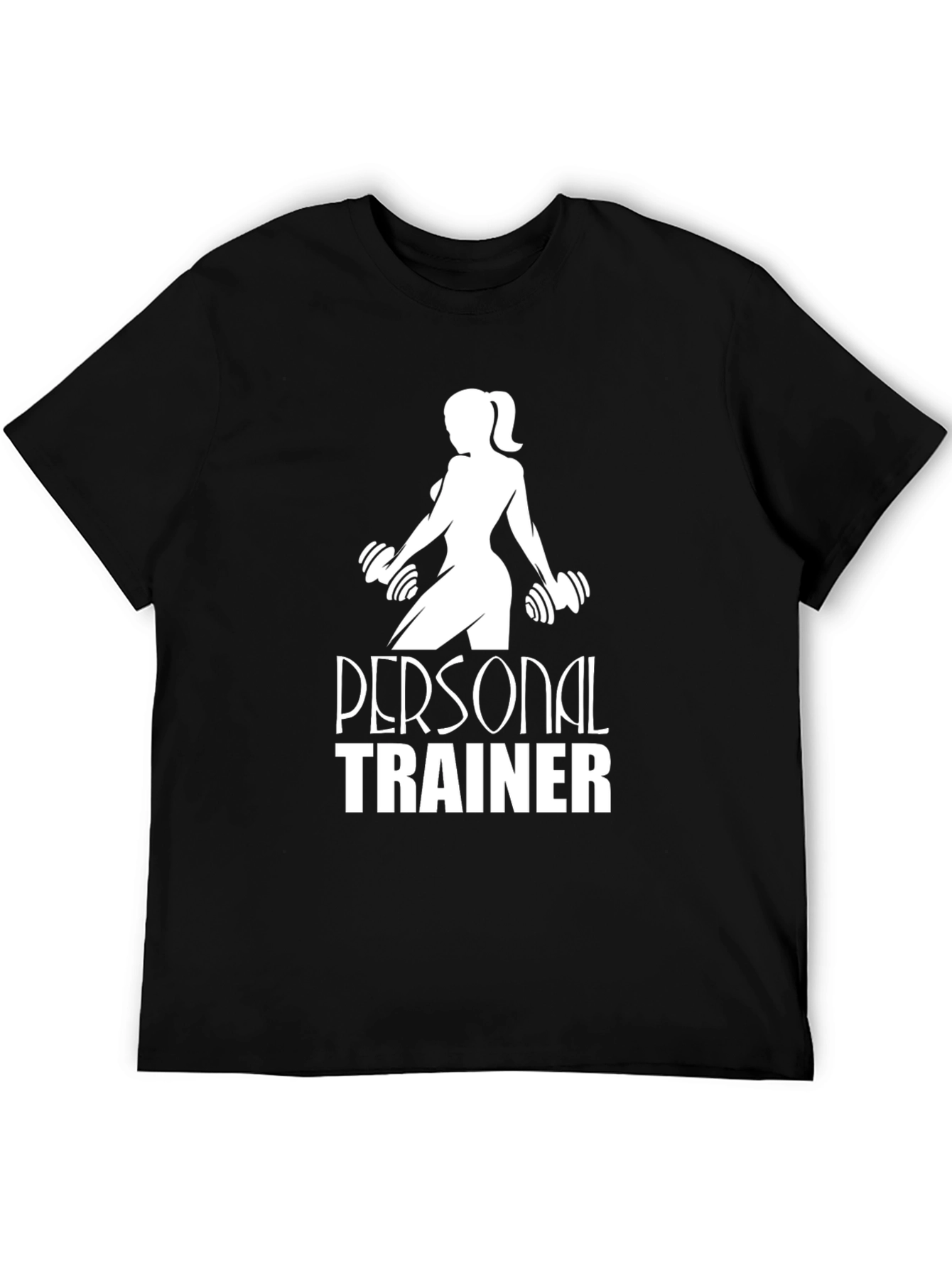 Personal Trainer Black T-Shirt - Fitness Apparel