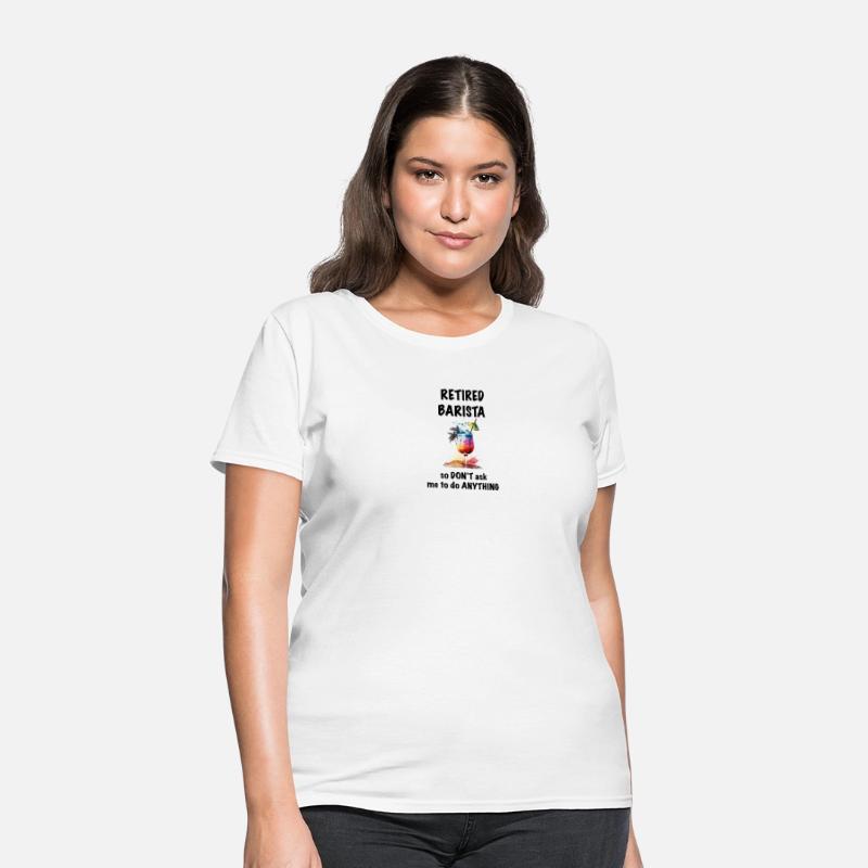 Retired Barista Vacation Tropical Cocktail