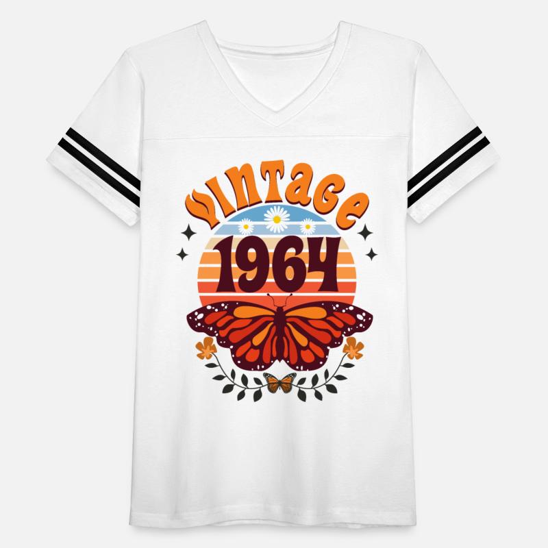 Retro Butterfly 60 Years Woman 1964 60th Birthday