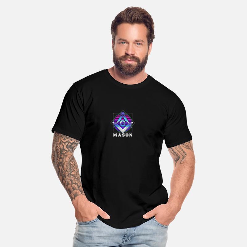 Retro Colorful Free Mason Symbol Free Masonic