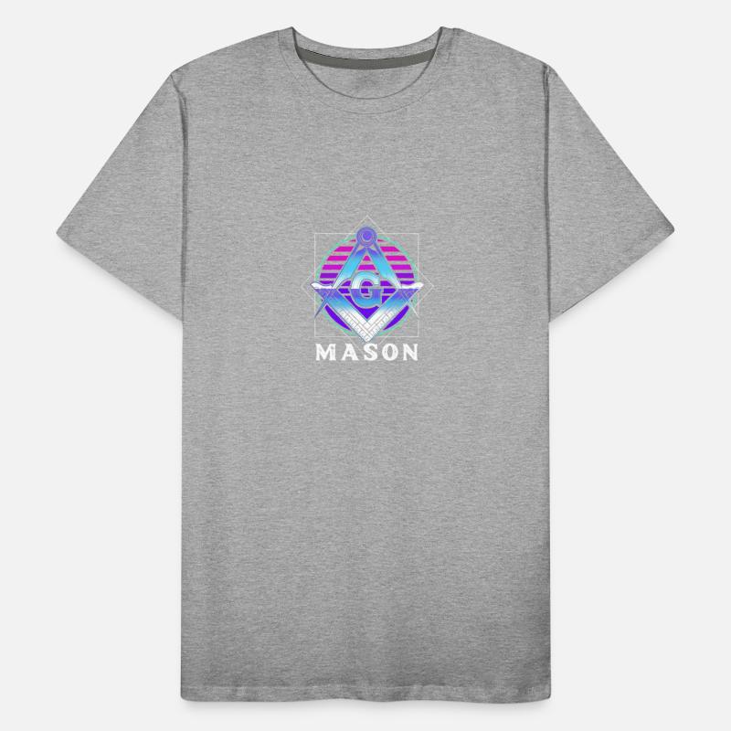 Retro Colorful Free Mason Symbol Free Masonic