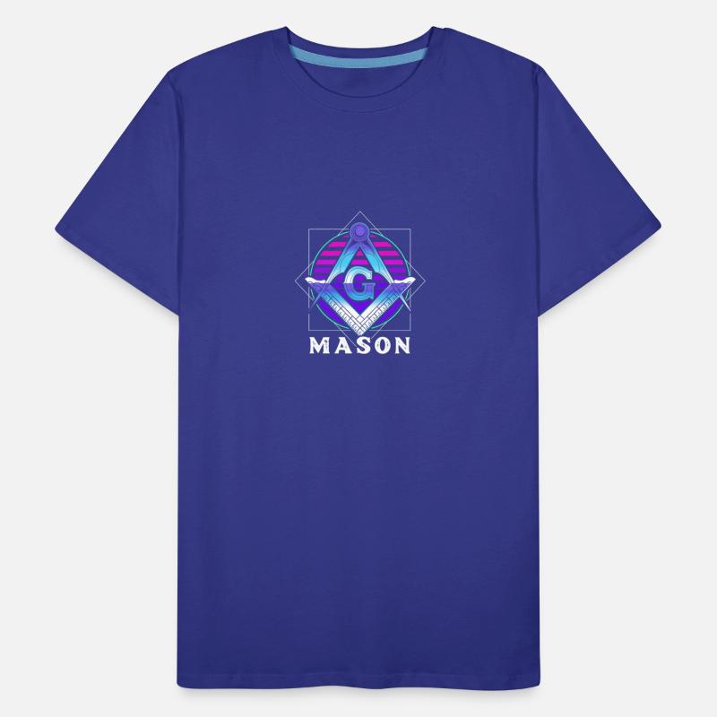 Retro Colorful Free Mason Symbol Free Masonic